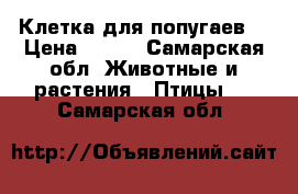 Клетка для попугаев  › Цена ­ 700 - Самарская обл. Животные и растения » Птицы   . Самарская обл.